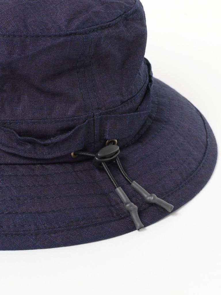 Beams Plus Indigo Ripstop Jungle Hat for Men, INDIGO FREE 38410166017