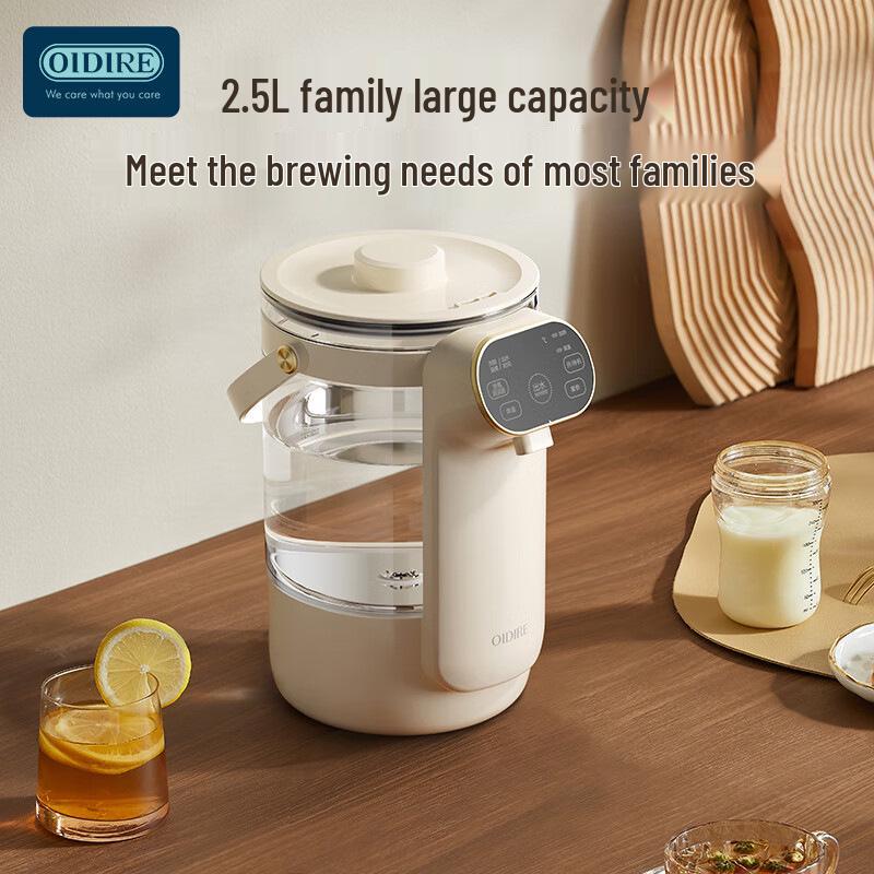 Oudidian Smart Electric Kettle: Automatic Temperature Control & Milk Formula Mixer with Large Capacity.