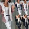 Elegante Damenmode Winter Dicke Mäntel mit langem Ärmel und warm gefüttertem Design