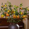 Plastic Artificial Pomegranate Branches 6-Fruit Simulation Foam Fruit Tree  Indoor Outdoor