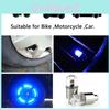 Bright Multicolor Motorcycle Car Tire Valve Cap Lights With Sensory Shock Wheel Accessories