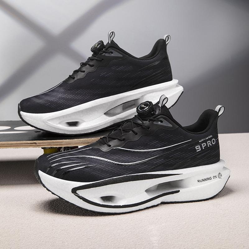 New Red Rabbit 9PRO Running Shoes Boys and Children Students Rotating Button Body Test Breathable Lightweight Carbon Board Moving Shoes Women's 8PRO