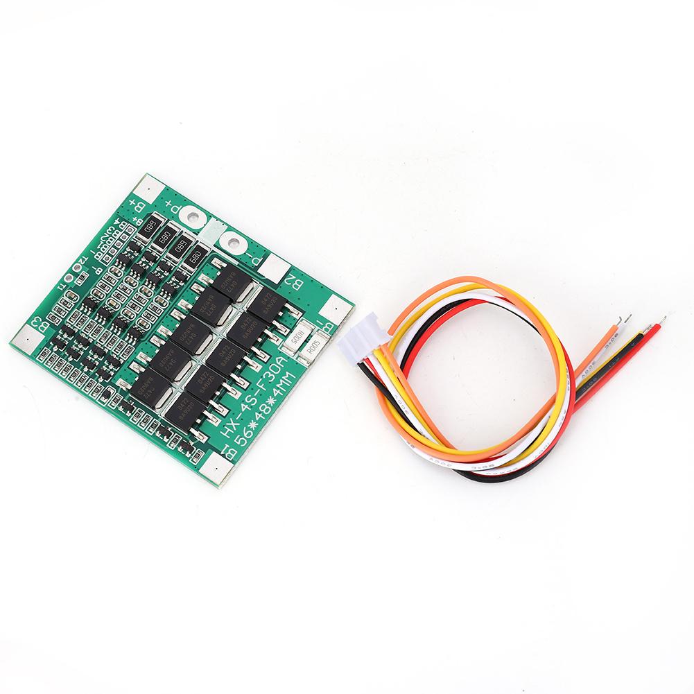 

4S 30A PCB Защита Токовая плата w Баланс 18650 Литий-ионный литиевый аккумулятор 16.8V