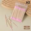 100Pcs Micro Wood Cotton Swab Eyelash Extension Tools Tatoo Microblading Cleaning Wooden Sticks Cosmetic Cotton Brush Buds Tip
