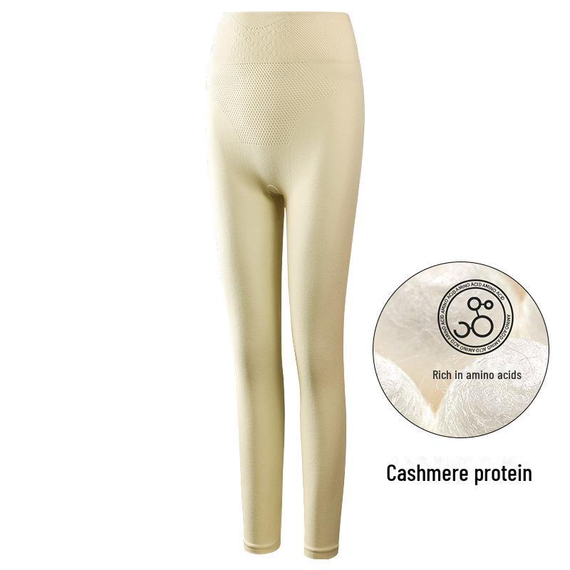 

Brand High-Waist Wool Leggings: Belly-Tightening, Elastic, Warm German Velvet Trousers for Women - Perfect for Autumn and Winter. One size