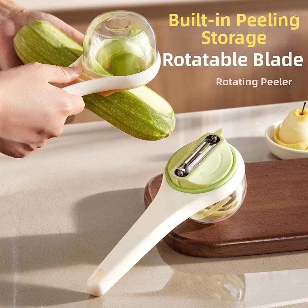 Splash-proof Fruit Peeler Tools Efficient Fruit Scraper Storage Type Vegetable Peeler Camping Use