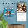 2026 Animal Wall Calendar Dog-Themed January To December Family Planner 2026 Wall Planner for Home Bedroom School Work Apartment
