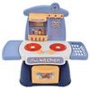 Kitchen Playset with Realistic Sounds and Lights Educational Kids Cooking Toys Kitchen Accessories for Toddlers Aged 3+