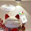 LED Under Cabinet Lamp Remote control Wireless Ultra-Thin Night Light for Kitchen Bedroom Wardrobe USB Rechargeable wall lamp