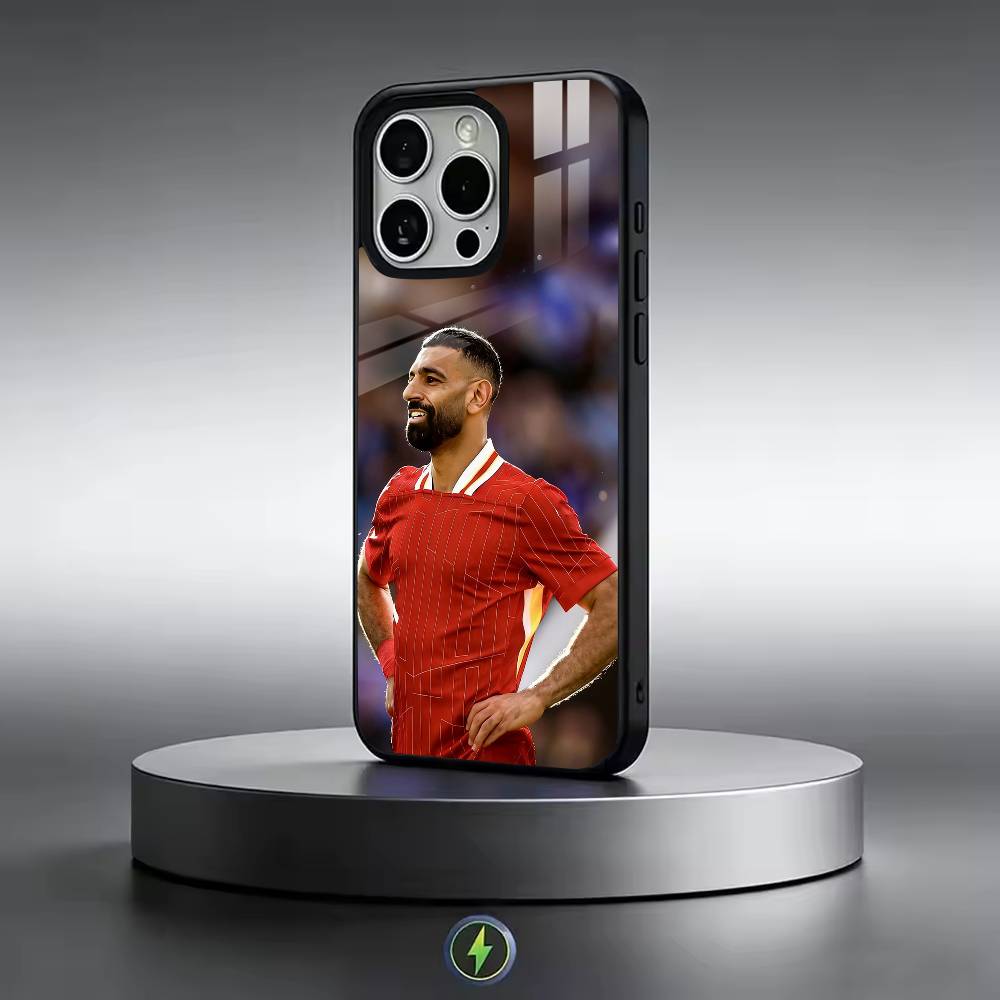 Футболист Мохамед-д Салах-х 10 Чехол для телефона для iPhone17,16,15,14,13,12,11 Plus,Pro Магнитный для Magsafe Беспроводная зарядка iPhone11ProMax