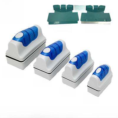 Double-Sided Magnetic Aquarium Glass Scraper and Brush Cleaner