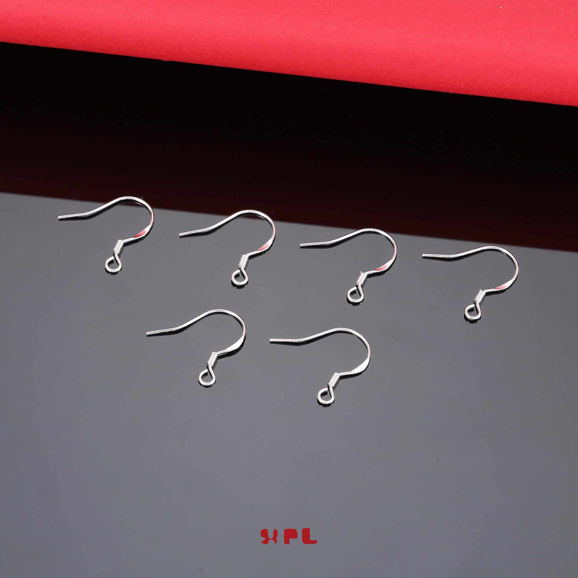 

Серьги-подвески в виде рыболовных крючков из стерлингового серебра S925 - простые изогнутые крючки для ушей своими руками S925