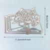 Books In Flowers Metal Cutting Dies Stencil for DIY Scrapbooking Photo Album Embossing Paper Cards Crafts Diecuts