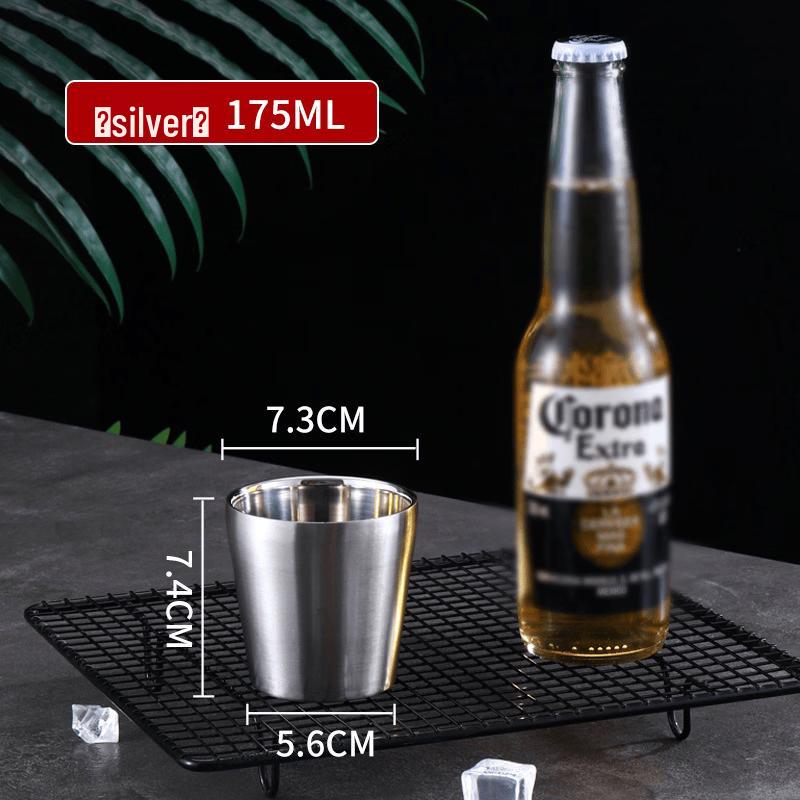 Jishoutang 304 Double-Layer Stainless Steel Cup