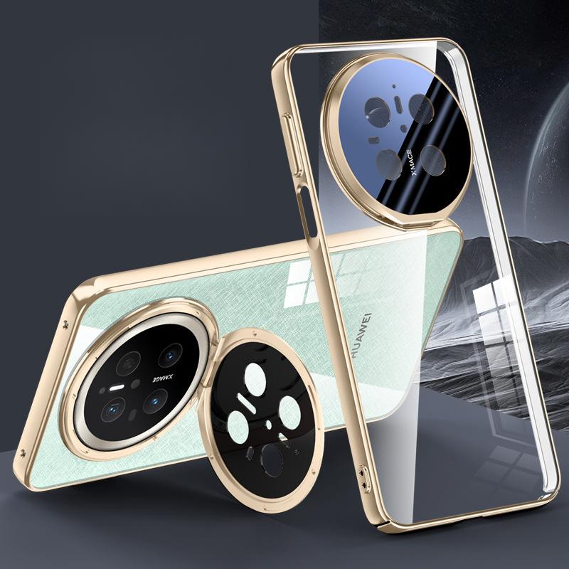 

Подходит для чехла для мобильного телефона Huawei Mate70pro Гальванизированный Прозрачный Кронштейн для объектива Huawei M70 Противоударный Всесторонний Простой Huawei Mate 70