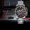 Casio Men's Stainless Steel 100M Water Resistant Quartz Watch ECB-800DB-1A