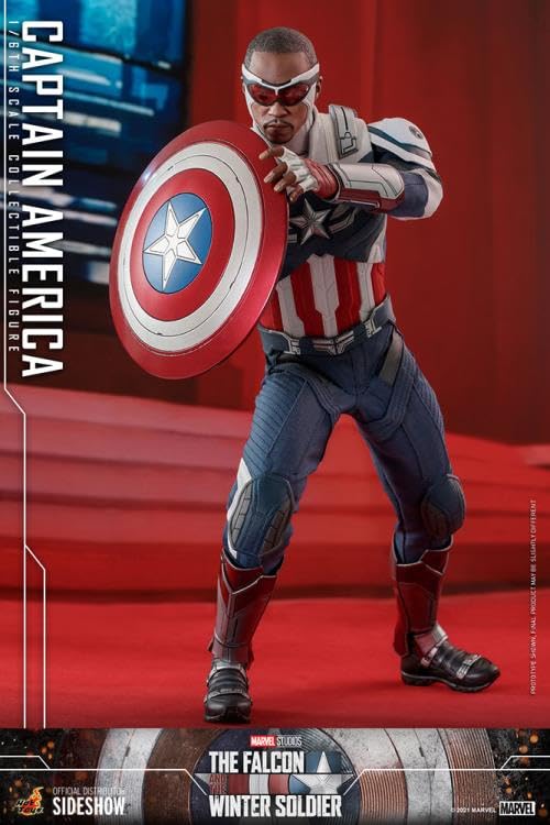 TV Masterpiece Falcon Winter Soldier Captain America Scale Figure Blue & 1/6
