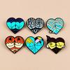 European & American Halloween Cartoon Monster Brooch Set – Creative Ghost Badge for Clothing & Hat Decoration