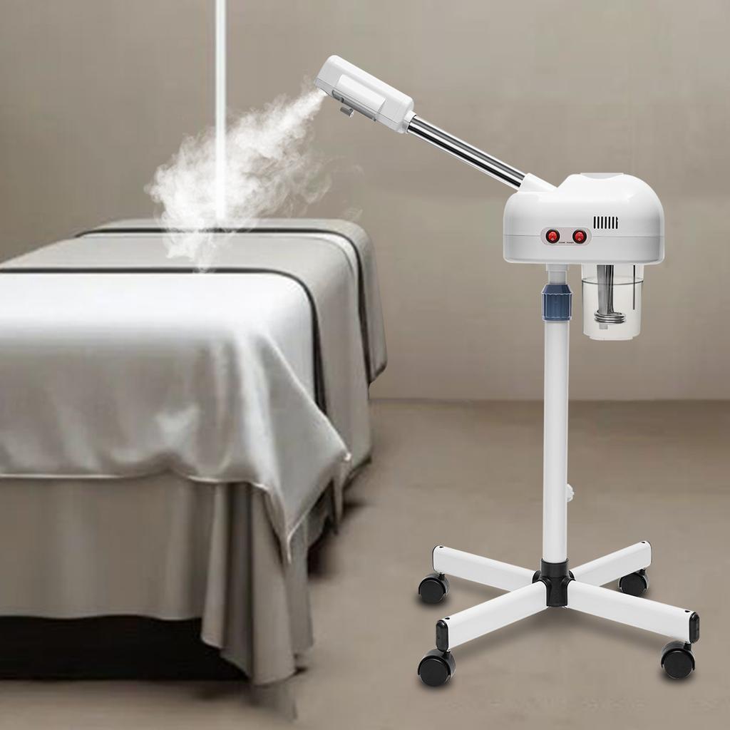 800W Professional Ozone Facial Steamer Spa Salon Face Sauna Skin Care Steam Machine Beautiful Cold Spraying Machine