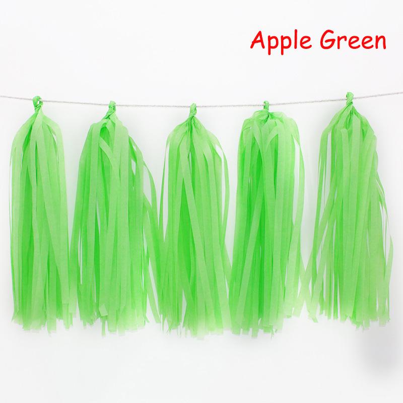 Wedding Party Decoration Color Paper Tassel Garland Bride To Be Birthday Decor Baby Shower Girl Slingers Mermaid Party Supplies