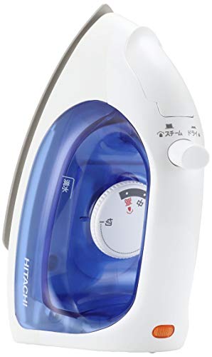 Hitachi Cordless Steam Iron, High-Temperature Steam, 3-Level Temperature Control, CSI-201 A, Blue