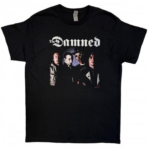 The Damned Unisex Adult EU Tour Summer 24 Band Photo Back Print T-Shirt