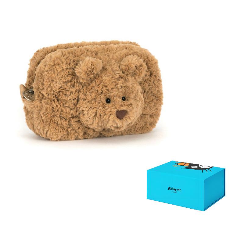 JELLYCAT Barcelona Bear series cute doll plush doll sitting height 12.7cm high