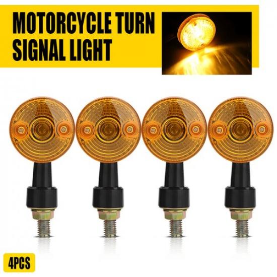 4X Motorcycle Turn Signals Blinker Lights Fit Honda Aero Shadow 750 VT750C