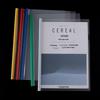 A4 Transparent Lever Arch File - Thickened PP Document Folder for Office, Resume, or Student Papers