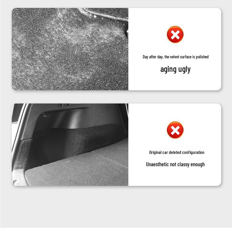 Tesla Model Y Suede Trunk Side Panel Pad