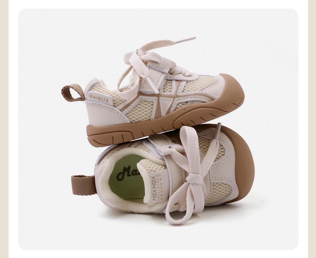 Spring 2026 Kids' Non-slip Breathable Sneakers - Comfortable Korean-Style Casual Shoes for Boys & Girls