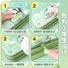 Panda pencil case double-layer decompression stationery case pencil case stationery bag pencil case girl high-value cute model