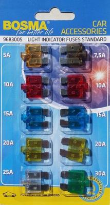 Car Blade Fuses Set 2638 / Led