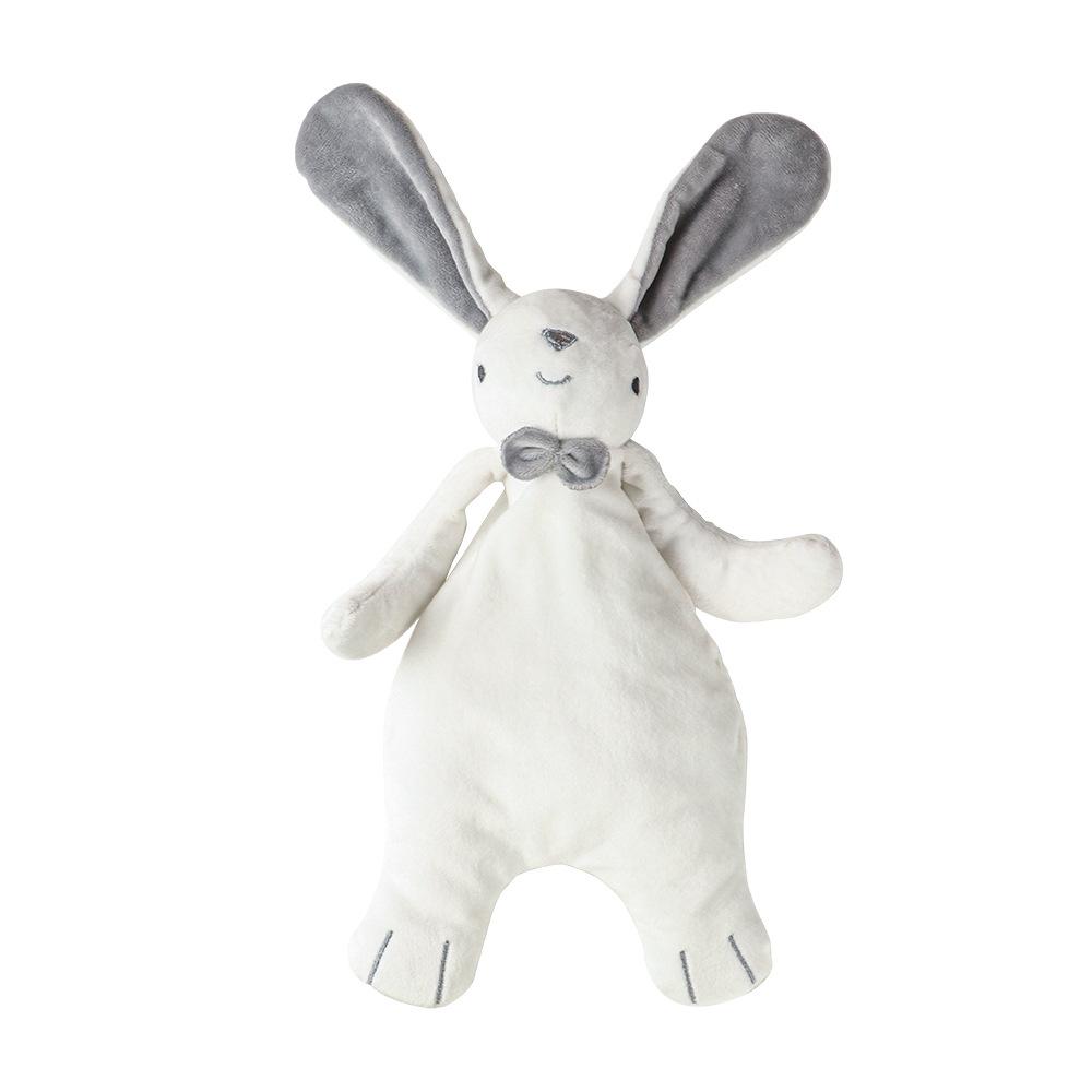 Abebe Soothing Comforter Rabbit Plush Toy for Newborn Baby Pacifier Doll Sleep-Inducing Safe for Mouth