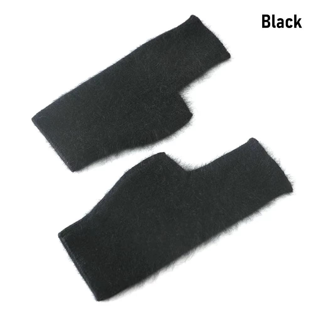 Wrist Length Winter Gloves Warm Knitted Wool Gloves Fashion Cashmere Gloves  Unisex