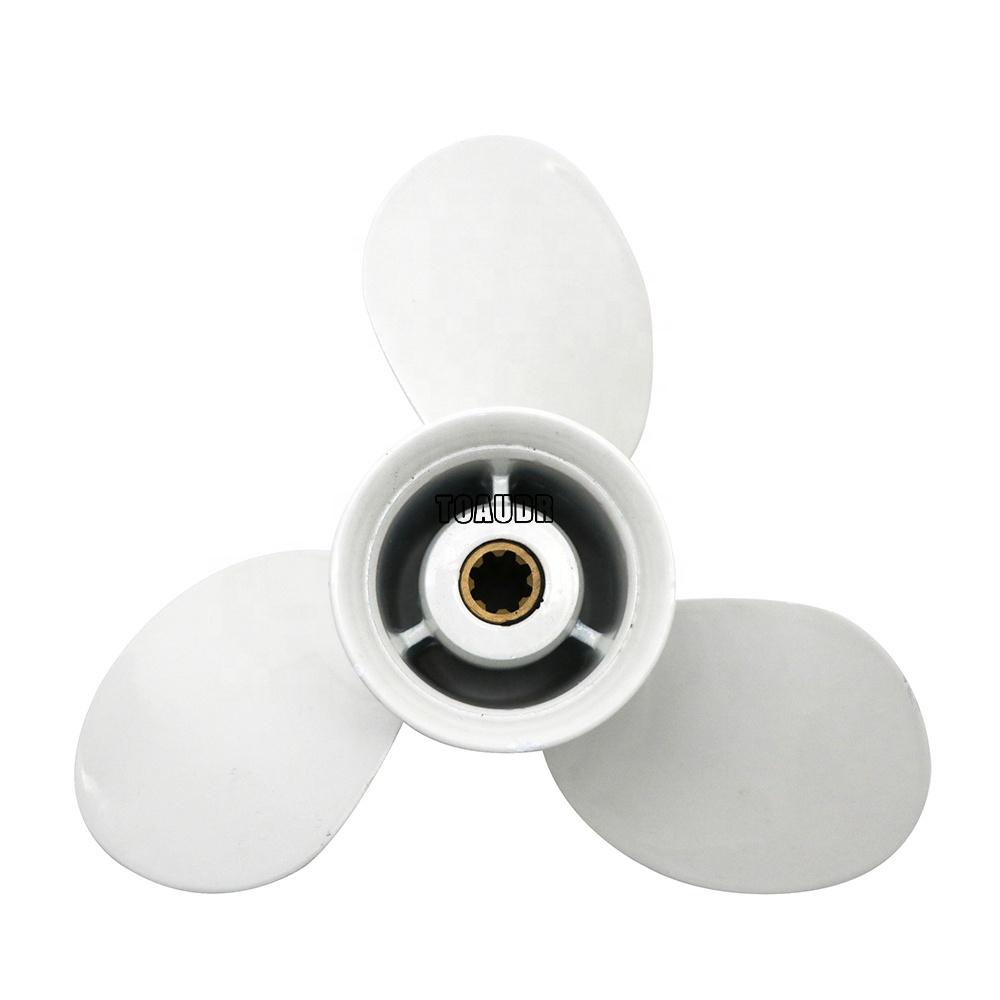 683-45941-00-El Propeller Yamaha 9.9-15 LE Külső Motorokhoz, Alumínium Anyag, 8-Bordás