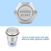 ZenithAur Car Engine Start Push Button Switch Zinc Alloy LED