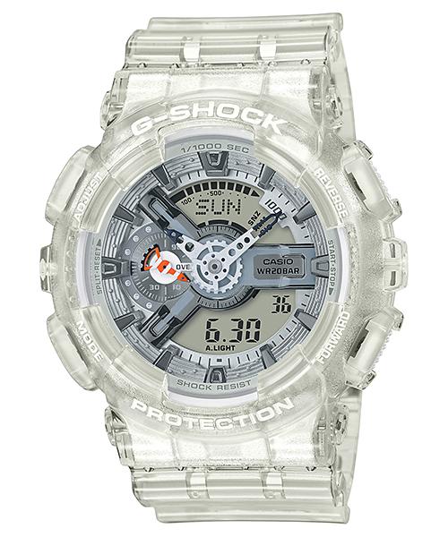 

Casio Men s Resin 200M Water Resistant Digital Shock Resistant Quartz Watch GA-110CR-7A белый