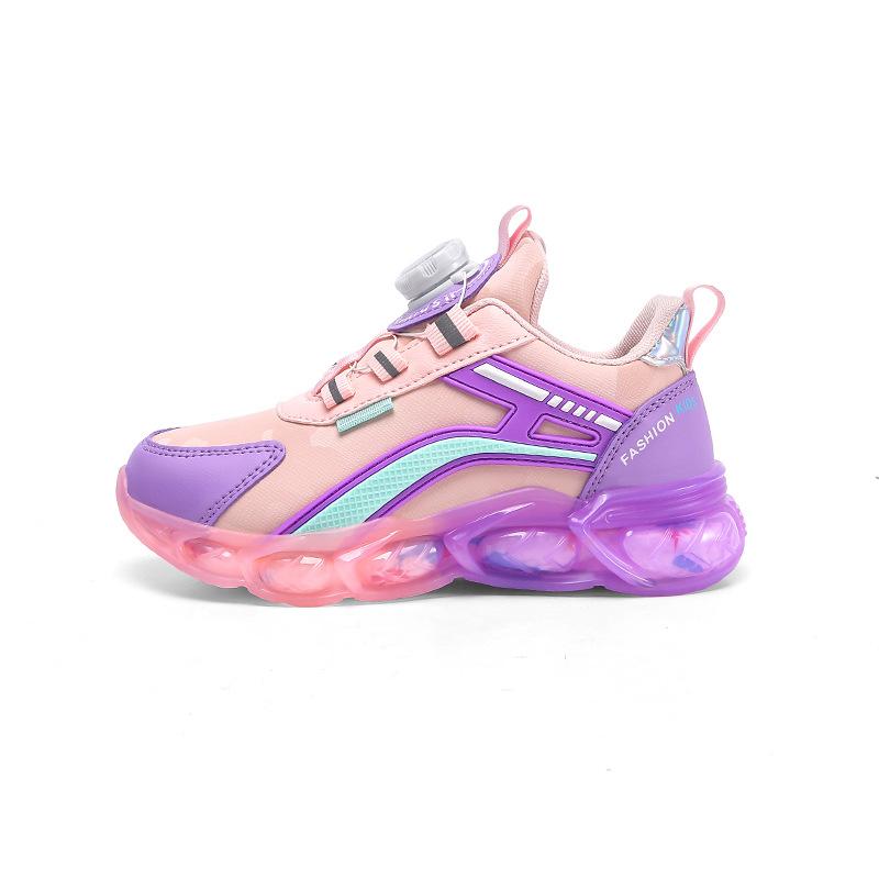 Mesh casual middle and old children's rotating buckle dad shoes boys' sports shoes girls' shoes casual trendy shoes