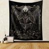 Tapestry Satanic Satan Goat Skull Baphomet