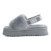 UGG  Disco Slide Sandal Ash Fog Grey Women Sneakers 1112258-AFG