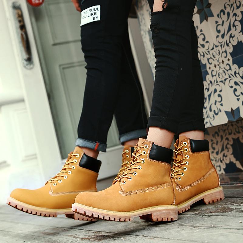 Herbst und Winter neuer Modetrend Martin Boots Paar High-Top Freizeitschuhe atmungsaktiv Persönlichkeit Outdoor