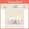 Cute Plush Sheep Keychain Adorable Cartoon Lamb Soft Toy With Short Fur Design