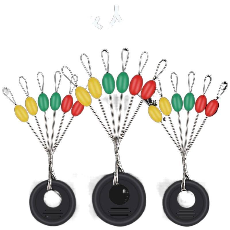 Wysokiej jakości zestaw spławików silikonowych z żyłką główną i akcesoriami wędkarskimi