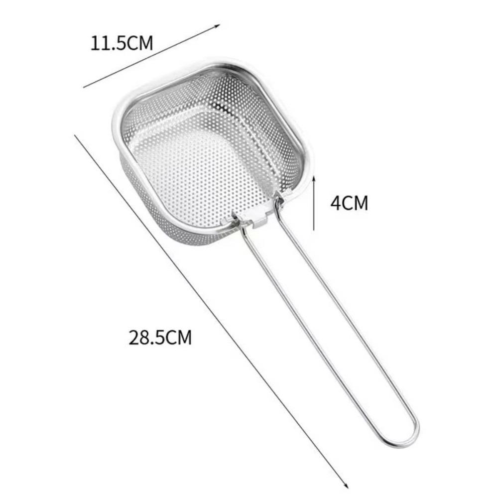 Ustensiles de Cuisine Cuillère Passoire en Maille Réutilisable Panier Filtre à Frire Panier pour Cuisson des Pâtes Outil de Cuisine