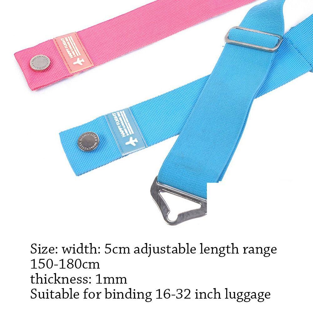 Anti-lost Cross Strap Fixed Strap Packing Belt Luggage Strap Bundling Belt Luggage Buckle Strap Travel Suitcase Accessories
