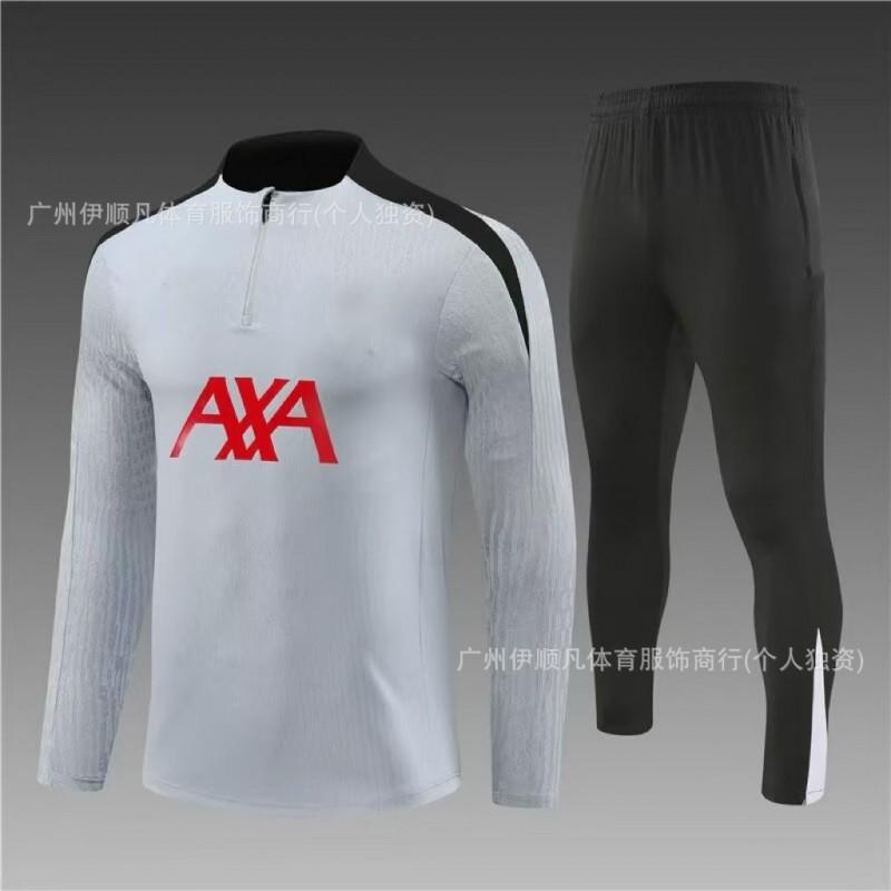 Heren Dames Voetbal Trainingsshirt Halve Rits Opwarmshirt Napoli PSG AC Milan Brazilië Manchester United Fans
