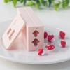 Mushroom Clay Drop Bead Maker Mold with 2 Sizes Clay Beads Maker Tool Plastic Texture Suitable for Jewelry Accessories