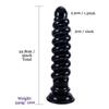 Transparent Threaded PVC Butt Plug Gay Sex Toy Female Masturbator Dildo Fisting Big Dick Strap On Penis Realistic Cock