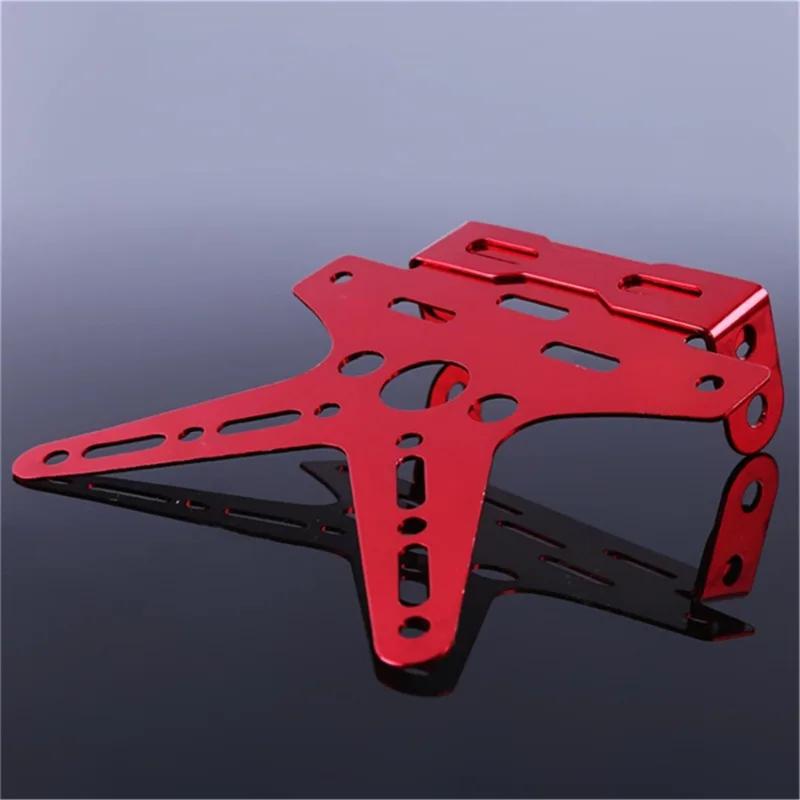 Akcesoria Ogólne do Motocykli Numer Tablicy Rejestracyjnej Motocykla Regulowany Uchwyt ze Stopu Aluminium Zewnętrzny
